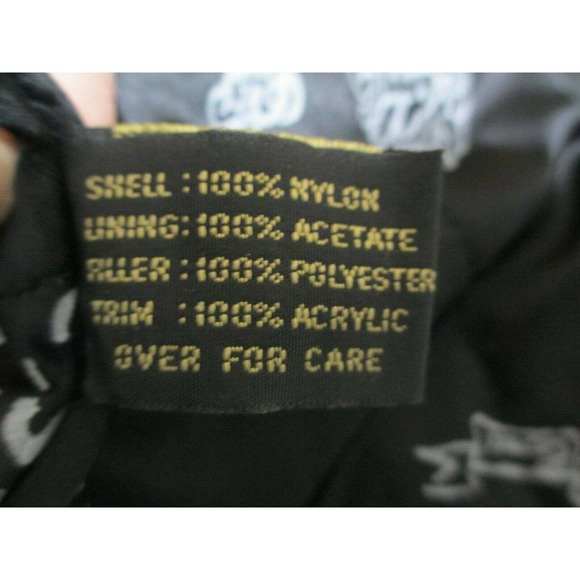 NWT $90 EXPRESS Womens Jacket Black Nylon MOTO Cropped Zip Size S - Picture 10 of 11